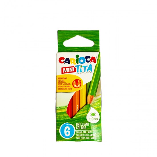 Lápices Tita Mini de Colores Carioca x 6