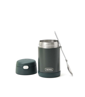 Termo para Alimentos con Cuchara Thermos Funtainer 470 ml Gris Plomo