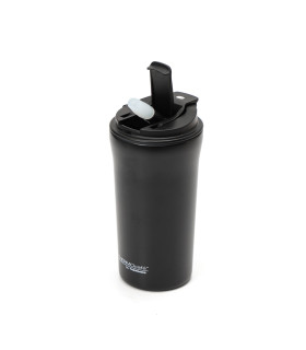 Vaso Térmico 500 ml Doble con Tapa y Sorbete Thermos Negro