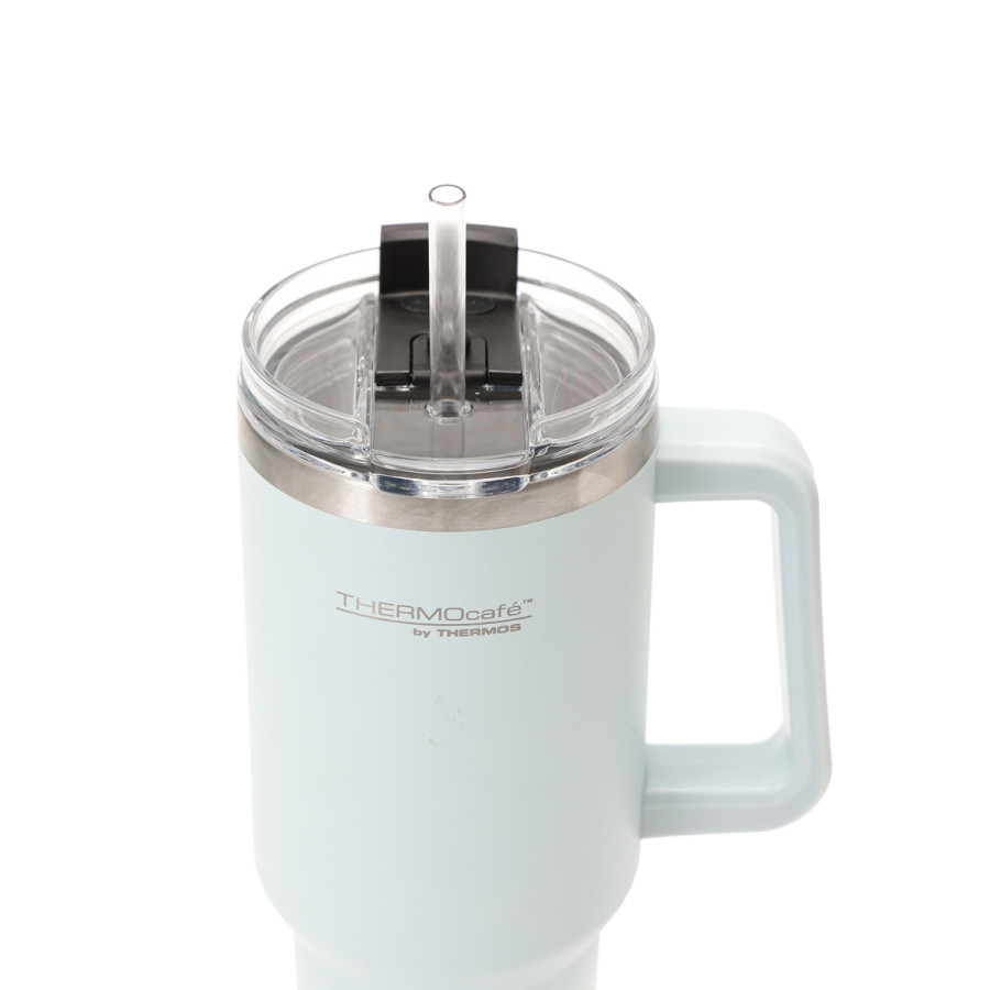 Taza de Viaje Térmica 1200 ml con Asa y Sorbete Thermos Celeste