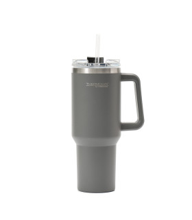 Taza de Viaje Térmica 1200 ml con Asa y Sorbete Thermos Gris