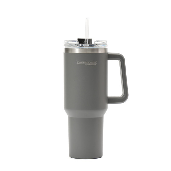 Taza de Viaje Térmica 1200 ml con Asa y Sorbete Thermos Gris