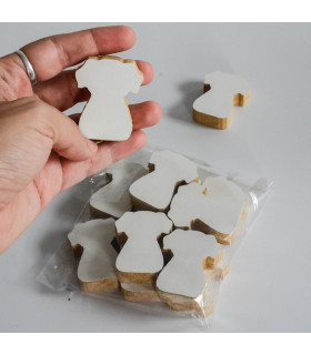 Muñequitos de Perro de Madera x 10