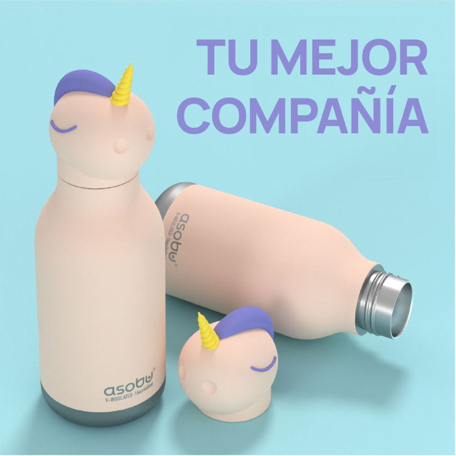 Botella Térmica Bestie Unicorn 460 ml Asobu