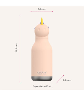 Botella Térmica Bestie Unicorn 460 ml Asobu
