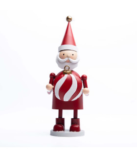Adorno Metálico de Papá Noel 38 cm Alparamis