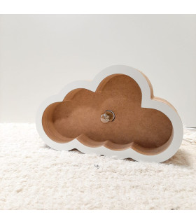 Lámpara Nube de Madera 15 cm