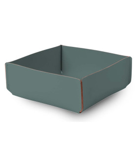 Canasta Ruca Cuadrada Large Verde Eucalipto Vacavaliente