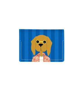 Tarjetero Doble Mariisore Dog Hipster Vacavaliente