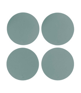 Posavasos Circular Medium Verde Eucalipto Vacavaliente x 4