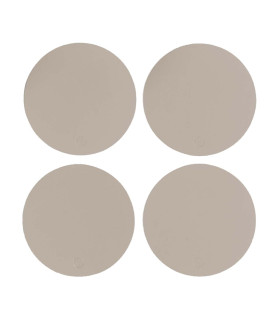 Posavasos Circular Medium Gris Vacavaliente x 4