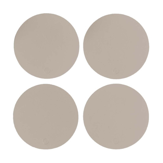 Posavasos Circular Medium Gris Vacavaliente x 4