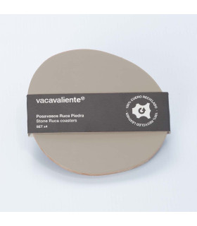Posavasos Ruca Piedra Gris Vacavaliente x 4
