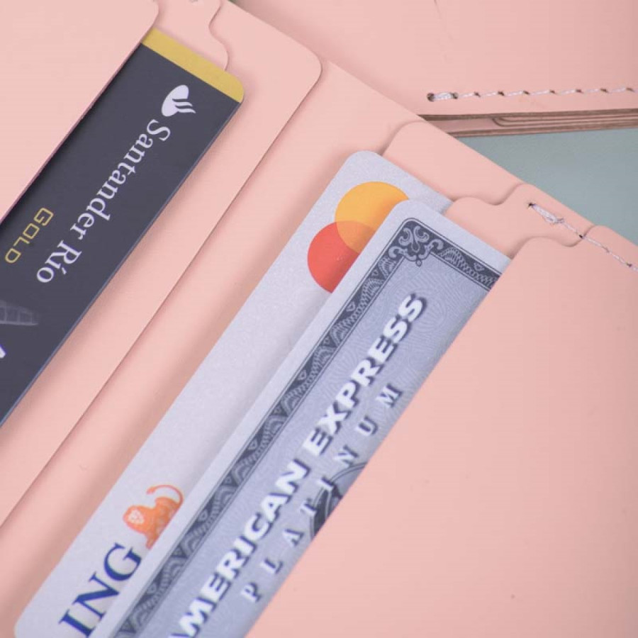 Tarjetero Doble Urban Rosa Vacavaliente