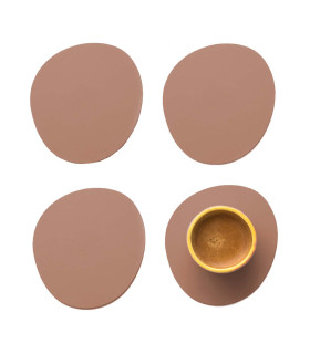 Posavasos Piedra Ruca Nuez Vacavaliente x 4