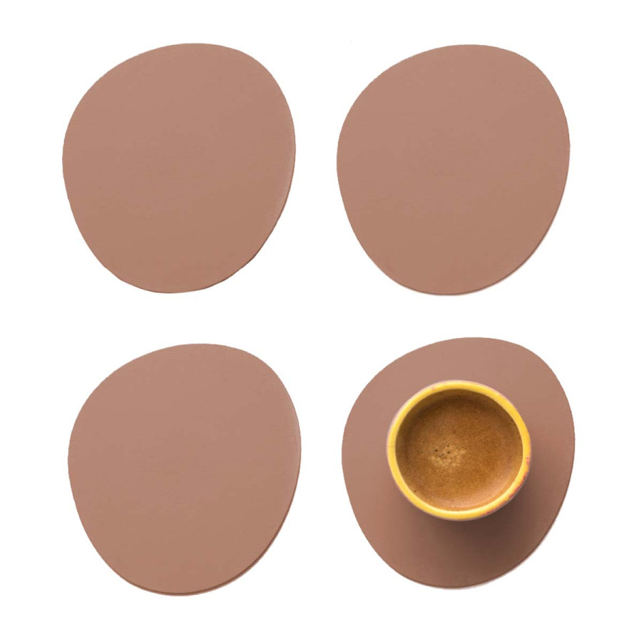 Posavasos Piedra Ruca Nuez Vacavaliente x 4