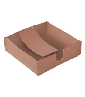 Servilletero Ruca Cuadrado Nuez Vacavaliente