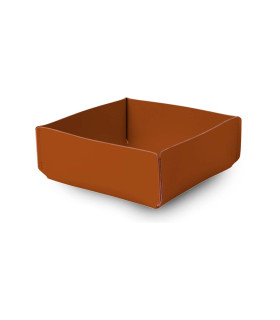 Canasta Ruca Cuadrada Medium Mattone Vacavaliente