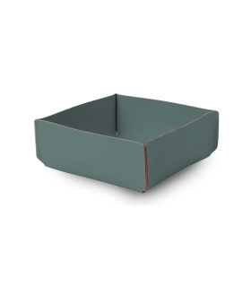 Canasta Ruca Cuadrada Medium Verde Eucalipto Vacavaliente