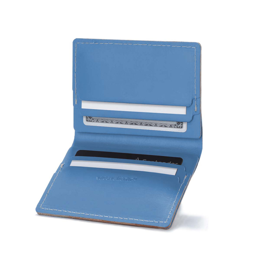 Tarjetero Doble Urban Lichen Blue Vacavaliente