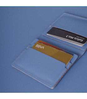 Tarjetero Doble Urban Lichen Blue Vacavaliente