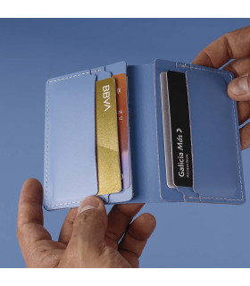 Tarjetero Doble Urban Lichen Blue Vacavaliente