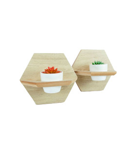 Hexágonos Portamaceta 25 cm x2