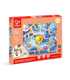 Laberinto Espacial y Tablero de Tangram Hape