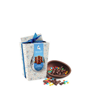 Huevo de Pascua Drimer de 50 gr con Conejitos y Rocklets