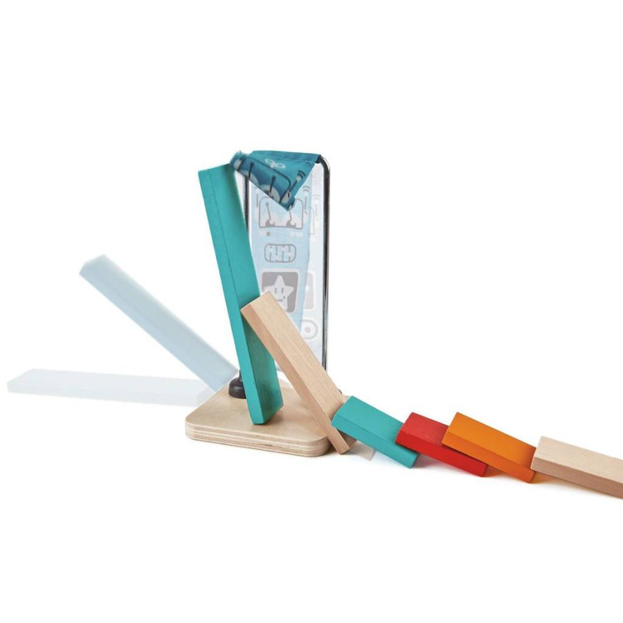 Juego de Dominó de Madera Martillo Poderoso Hape