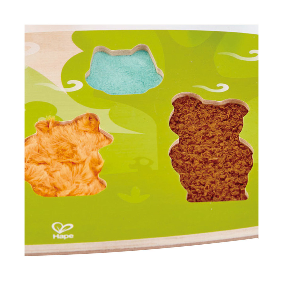 Rompecabezas Táctil de Animales del Bosque Hape