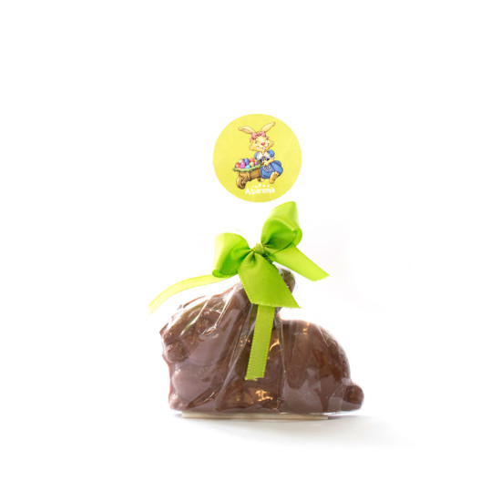 Conejo de Chocolate con Leche Macizo Alparamis 22 gr