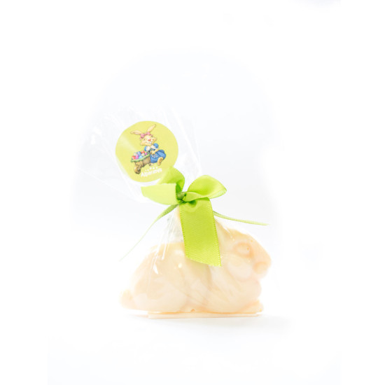 Conejo de Chocolate Blanco Macizo Alparamis 22 gr