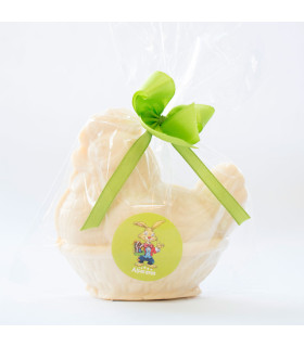 Gallina de Chocolate Blanco Alparamis 60 gr