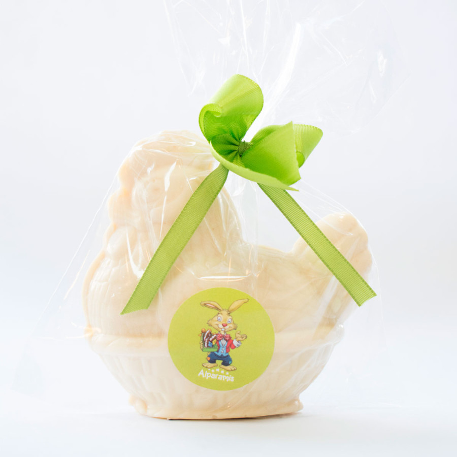Gallina de Chocolate Blanco Alparamis 60 gr