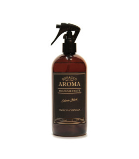 Aromatizador Textil 500 ml Línea Black Tabaco y Vainilla Espacio Aroma