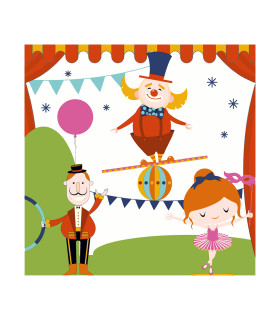 Servilletas 33 x 33 cm Carnival Fun