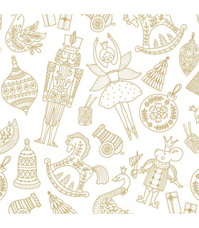 Servilletas 33 x 33 cm Vintage Decor Xmas