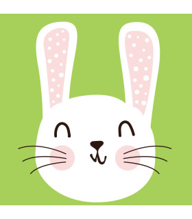 Servilletas 33x33 Cute Bunny