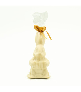 Conejo con Acordeón de Chocolate Blanco Alparamis 90 gr