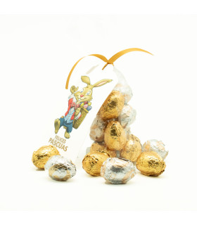 Bolsita con 10 Huevitos de Pascua de 9 gr Alparamis