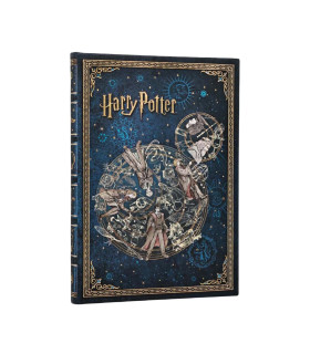 Cuaderno 13 x 18 cm Leyendas de Hogwarts Rayado Paperblanks