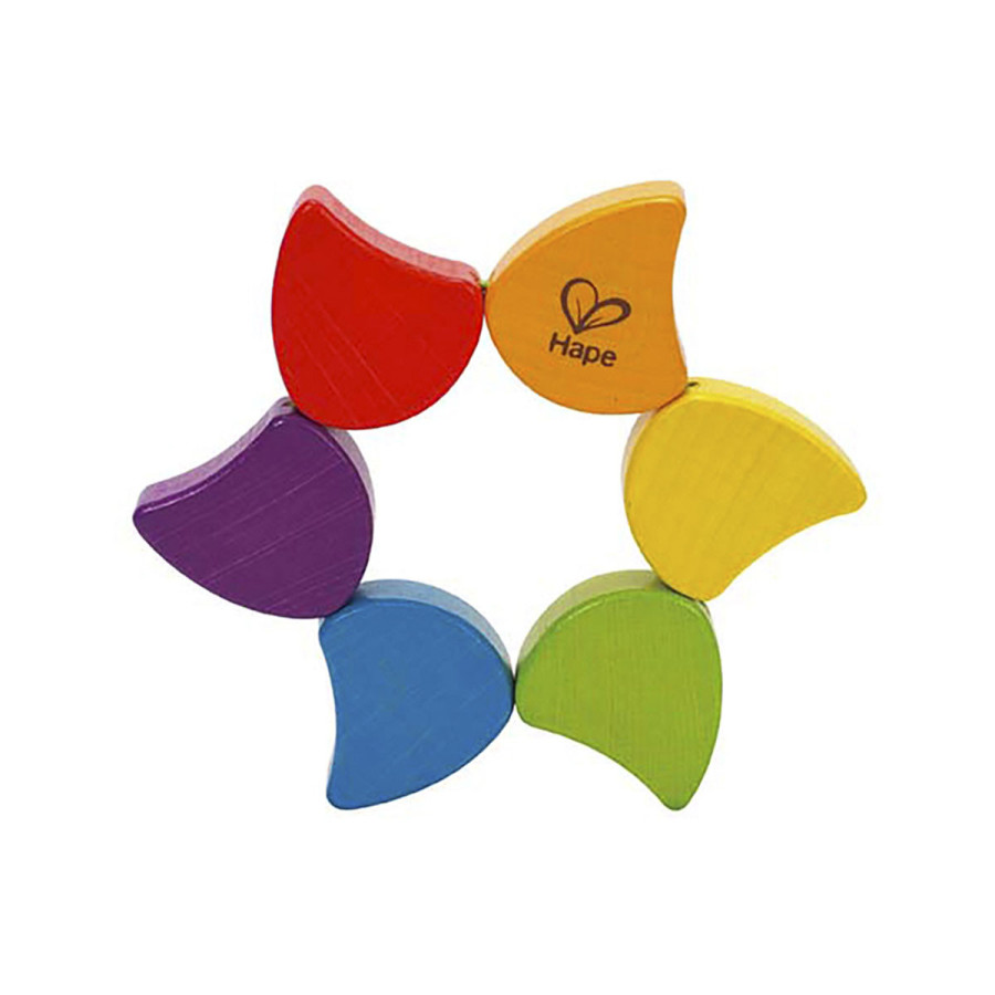 Sonajero Arcoiris de Madera Hape