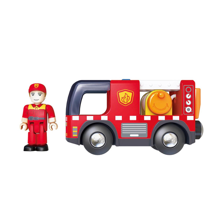 Camión de Bomberos de Juguete con Sirena Hape