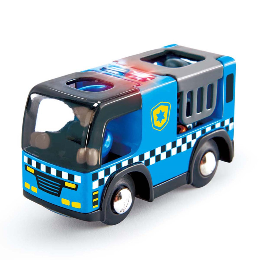Auto de Policía de Juguete con Sirena Hape