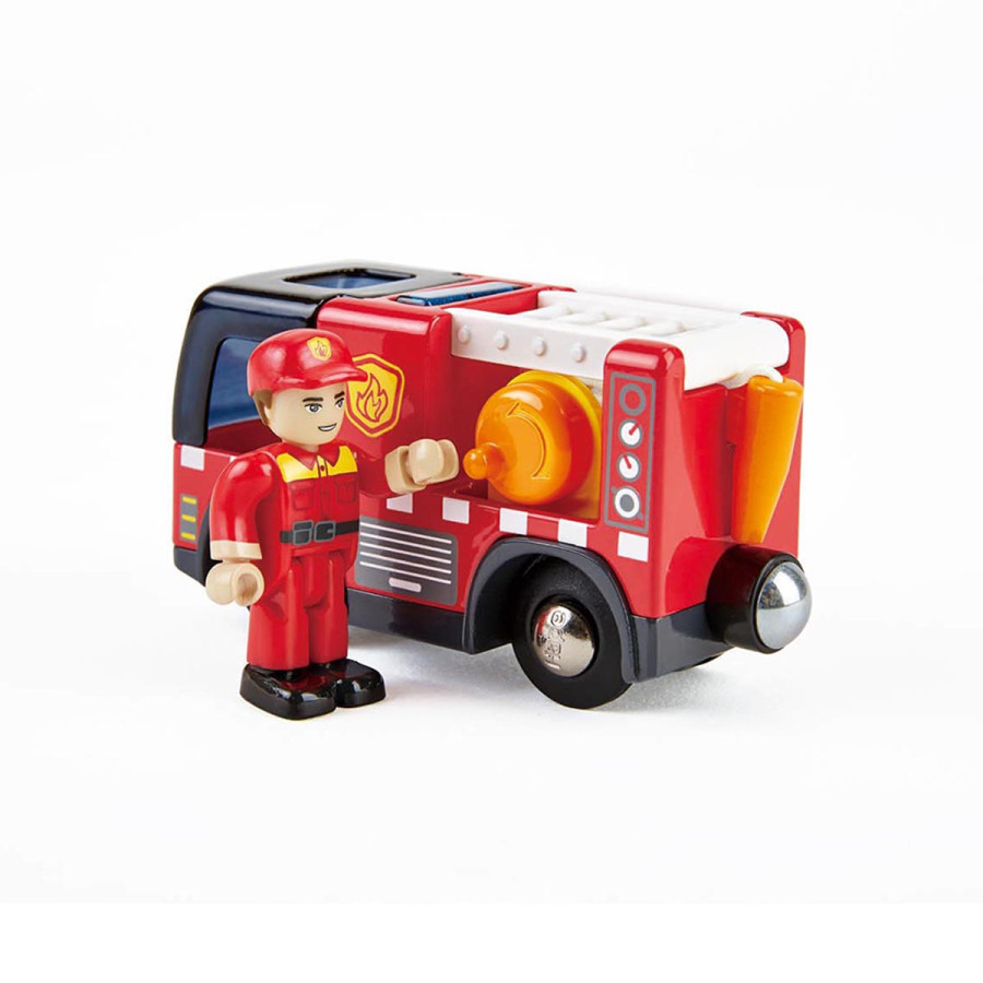 Camión de Bomberos de Juguete con Sirena Hape