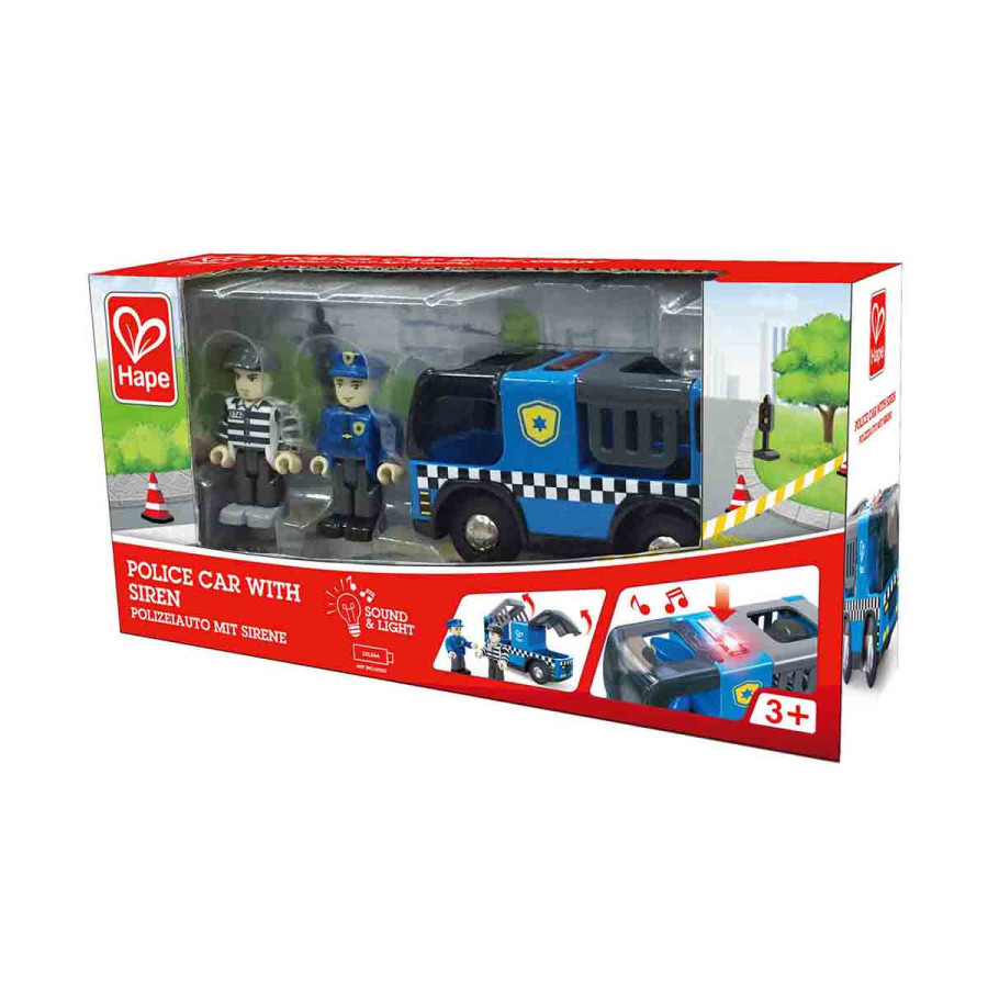Auto de Policía de Juguete con Sirena Hape