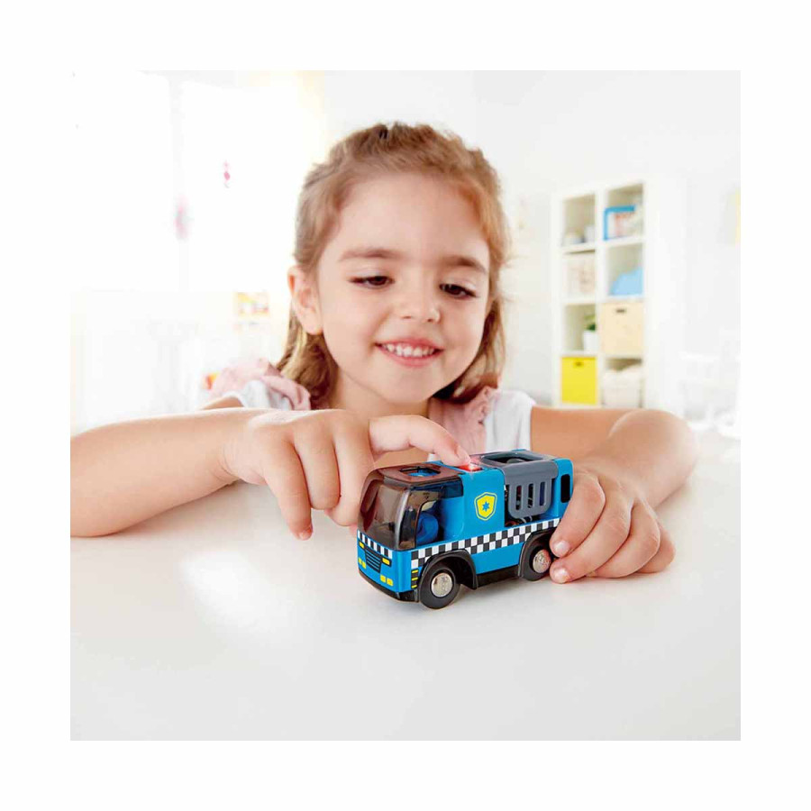 Auto de Policía de Juguete con Sirena Hape