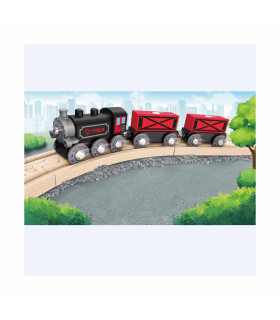 Tren de Carga Antiguo de Juguete Hape