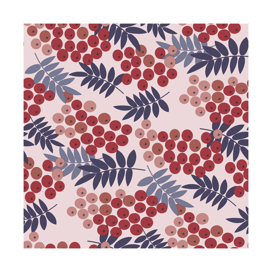 Servilletas 33 x 33 cm Rowan Berries Xmas